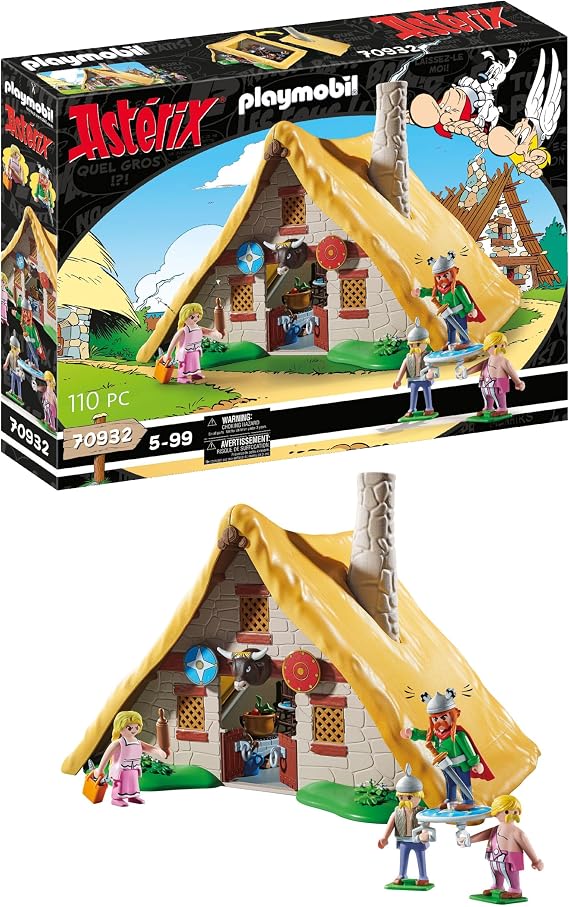 Playmobil Asterix 70932 Majestix Cottage, Toy for Children Over 5 Years Old