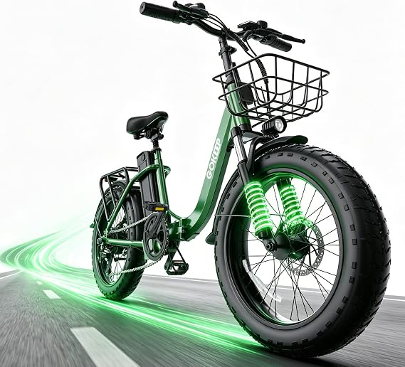 1800W Foldable Electric Bike for Adults, UL2849 Certified