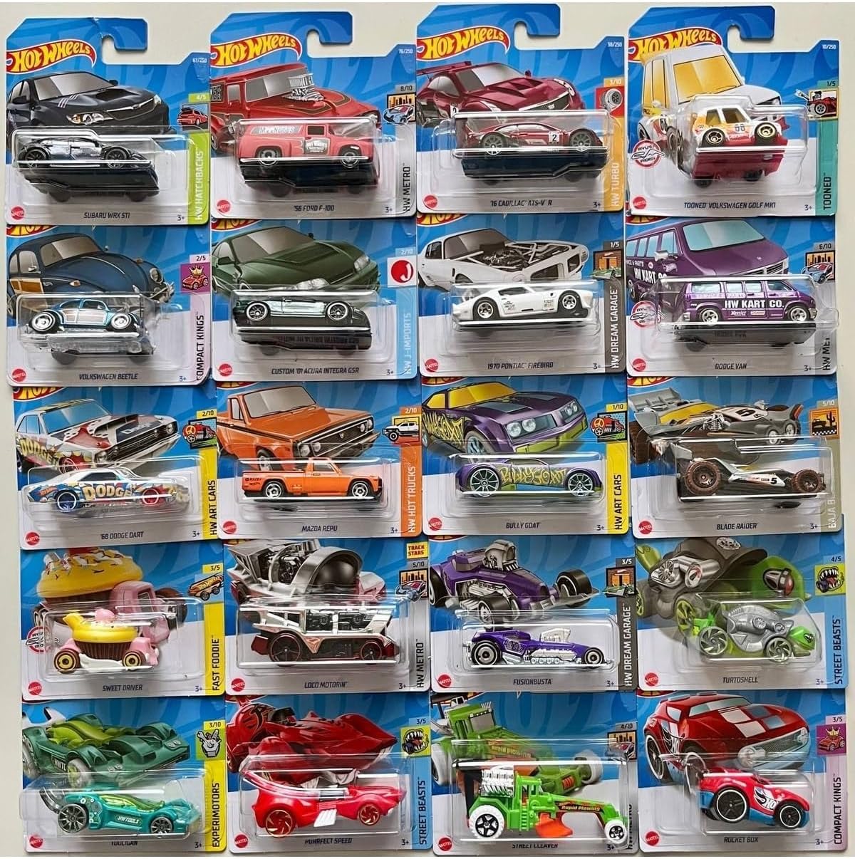 Hotwheels 20's Starter Set - Twenty-Different Model Car