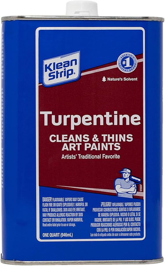 KLEAN-STRIP QGT69 paint thinner, 1-Quart, 32 Fl Oz Cleans & Thins Art Paints
