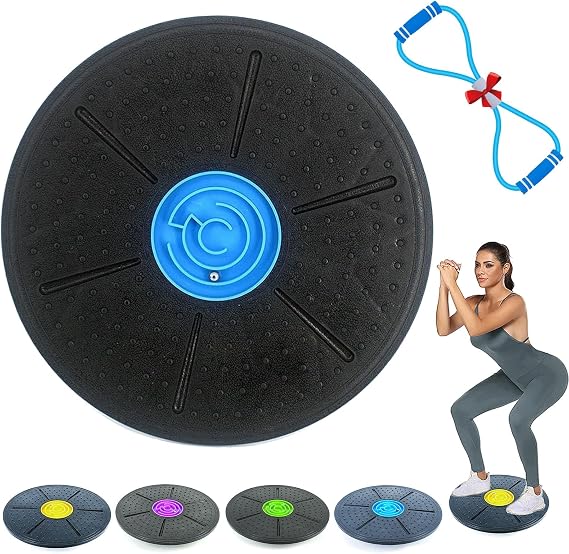 Balance Board with Maze, 2025 Upgrade Balance Board Maze, 10-30 Tilt Non-Slip Wobble Balance Boards Adults, Training Stability and Coordination, for Gym, Yoga & Home Office Use