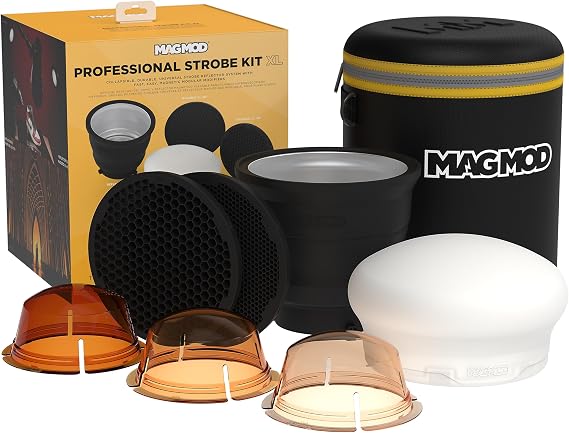 MagMod Professional Strobe Kit XL, Collapsible, Universal Strobe Reflector