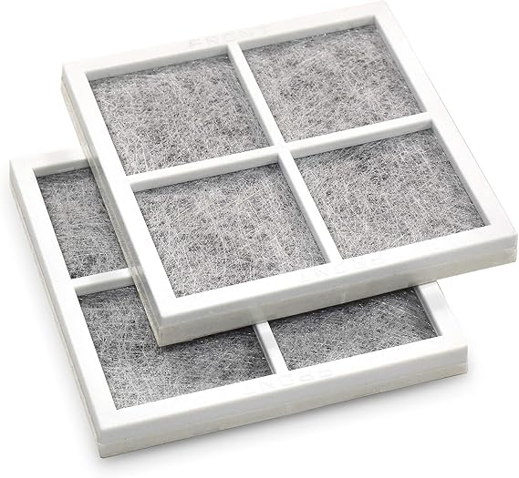 HQRP 2-Pack LT120F Air Filter compatible with LG LMXS27626S LMXS27676D LMXS27766S LMXS30746S UPFXC2466S LMXS30776S LMXS30756S LMXS30786S LMXS30796D LNXC23726S LNXC23766D Refrigerator
