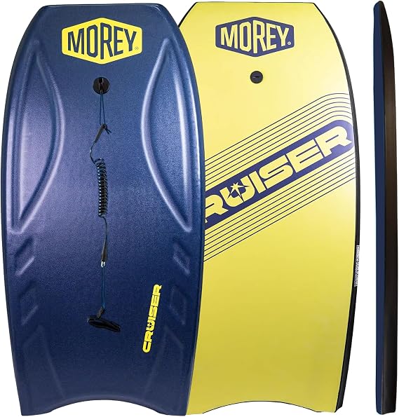 MOREY Boogie Board Cruiser The Original Bodyboard; 42.5in Full Size Body Boards for Beach, All Skill Levels, Engineered with HDPE Slick Bottom for Speed, Contours for Grip. 2026 Model