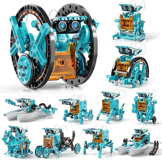 Solar Powered Kits Toys Robotics for Kids Ages 8-12, STEM Toys