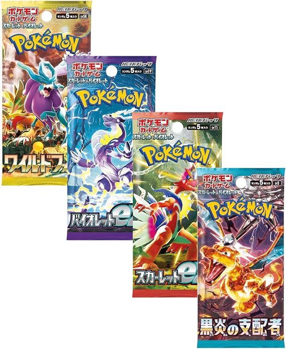 Titan Cards Pokemon TCG 4x Japanese Booster Pokemon Packs Random | 100% Authentic + Top Loader