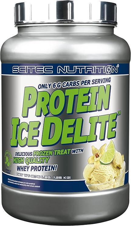 Scitec Nutrition Protein Ice Delite - 2.76 Pound, Vanilla-Lime (Ice Cream)
