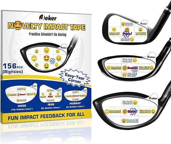 Golf Impact Tape for Iron, Wood and Fairway Clubs