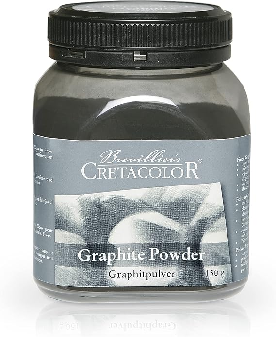 Cretacolor Graphite Powder High-Quality Artist Powder in Plastic Tin 150 g