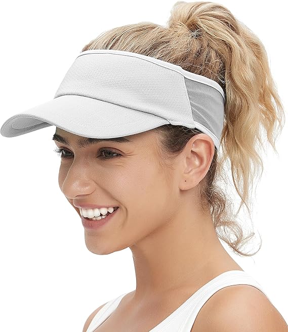 Sun Visor Hats Lightweight Stretchy for Running Tennis Golf