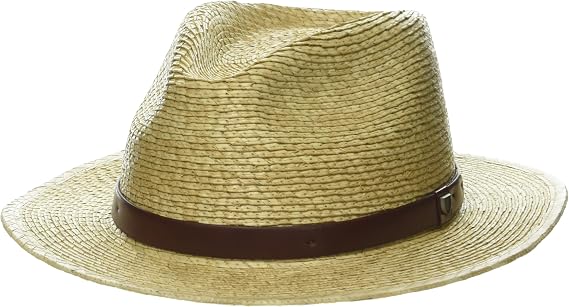 Brixton Men's Messer Straw Fedora