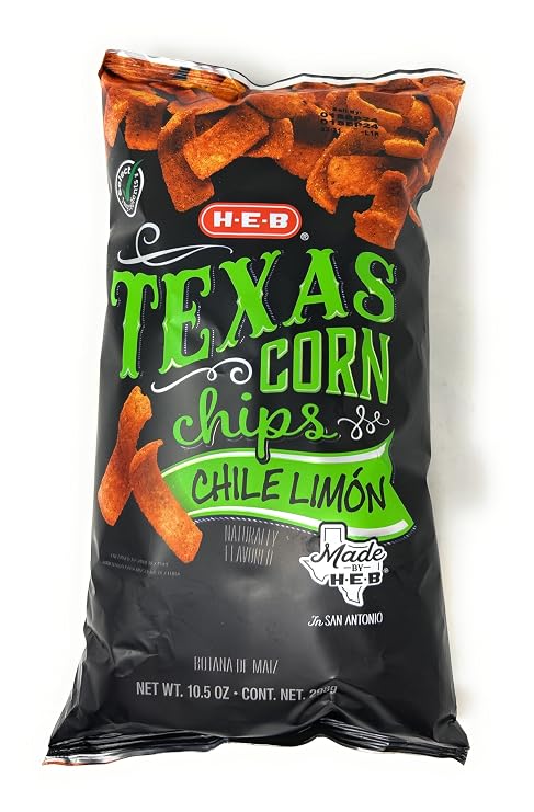 HEB HEB Texas Corn Chips - Chile Limon - 10.5oz - 1 bag