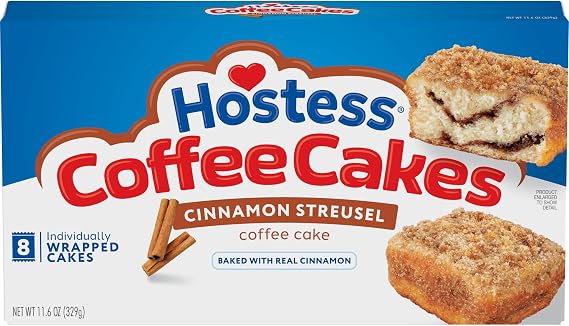 Hostess Coffee Cakes (box of 8)