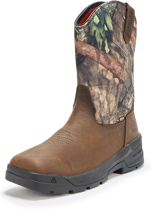 KEEN Utility Men's Flatland Soft Toe Waterproof Pull On Work Boots