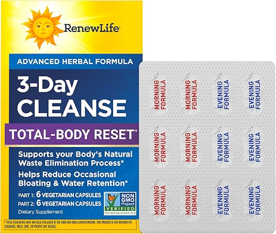 Renew Life 3 Day Cleanse | Total Body Reset