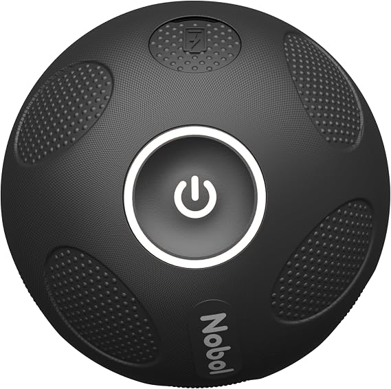 Nobol MyoSphere Vibration Massage Ball Portable Muscle Recovery Tool Deep Tissue Vibration Rechargeable Massager - Space Black