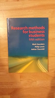 Research Methods for Business Students 5th Edition