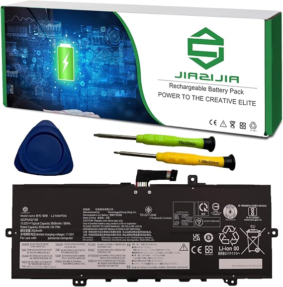 L21M4PD0 Laptop Battery Replacement for Lenovo ThinkBook 13s G4 ARB IAP 2022 13x G2 IAP Plus G4 IRU Series SB11D96866 5B11D96864 SB11N51752 5B11N51725 L21B4PD0 SB11D96867 L21C4PD0 15.52V 56Wh