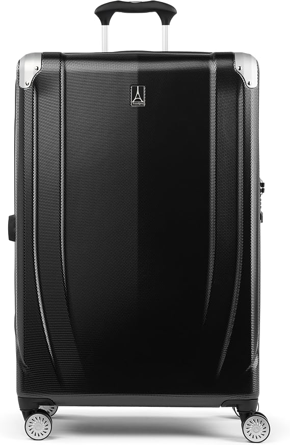 Travelpro Pathways 3 Hardside Checked Luggage Suitcase, Black, 28-Inch | Expandable Hard Shell With 8 Spinner Wheels & TSA-Approved Lock, Lightweight & Durable for All Travelers
