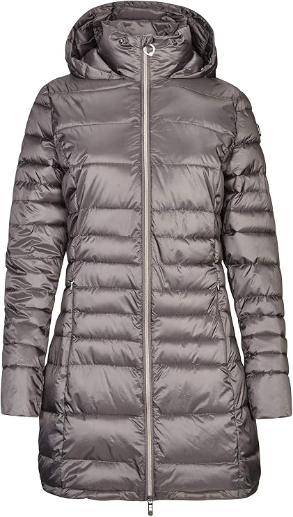 killtec Women Functional Parka Meryndana, Color:Medium Grey, Size:42