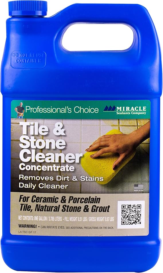 Miracle Sealants Tile & Stone Cleaner Concentrate, pH Neutral, Gallon