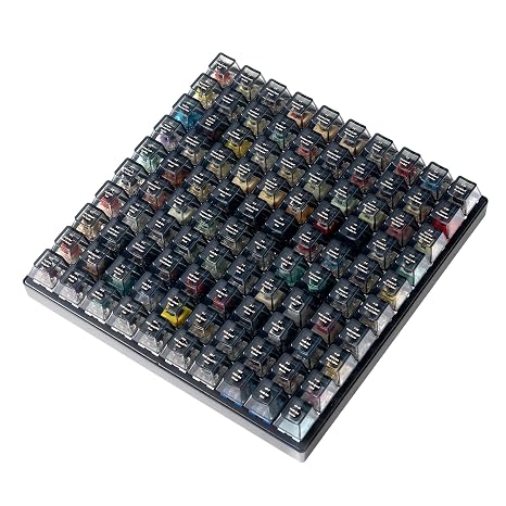 Keychron Switch Tester 100 Max Edition, 88 Mechanical & 12 Magnetic HE Switches Testing Kit with 100 Labeled Keycaps, Includes Keychron/Gateron/Kailh/Huano, Pro Mechanical Keyboard Feel
