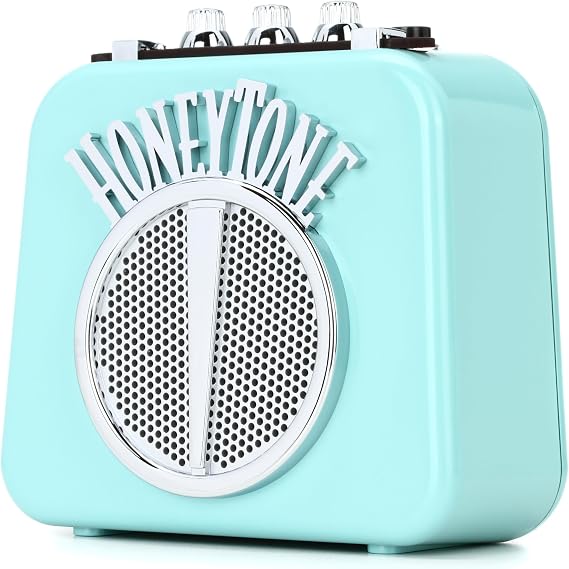 Danelectro Honeytone N-10 Guitar Mini Amp, Aqua