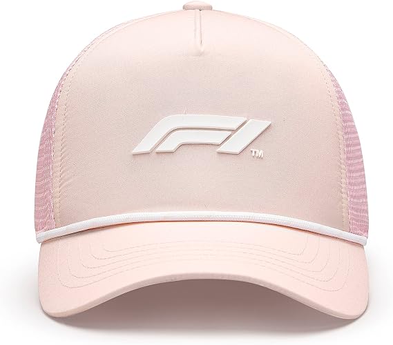 Formula 1 - Official Merchandise - F1 Pastel Trucker Hat - Unisex - Pink - Size: One Size