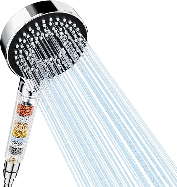 Filter High Pressure Shower Head, 5 Spray Modes