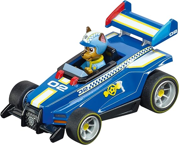 Carrera 64175 PAW Patrol Ready Race Rescue Chase 1:43 Scale Analog Slot Car Racing Vehicle GO Slot Car Race Tracks