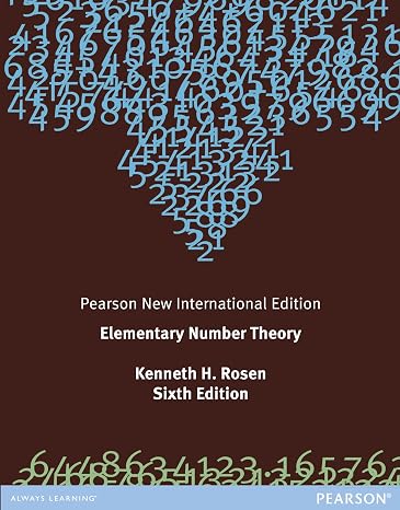 Elementary Number Theory: Pearson New International Edition