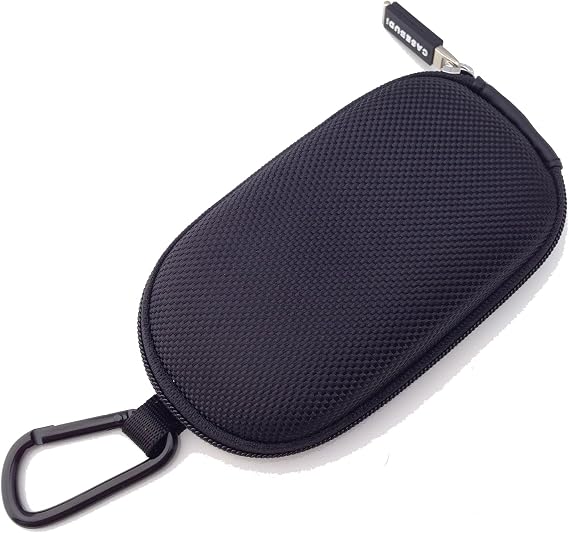 Tough Travel Carrying Case for Apple Magic Mouse 1 and 2 | Hard Shell Ballistic Nylon (Black)