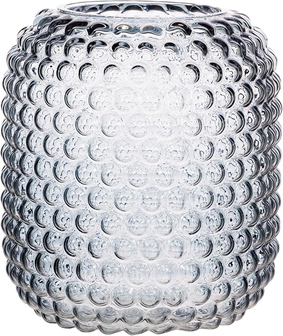 Sass & Belle Grey Glass Bobble Vase