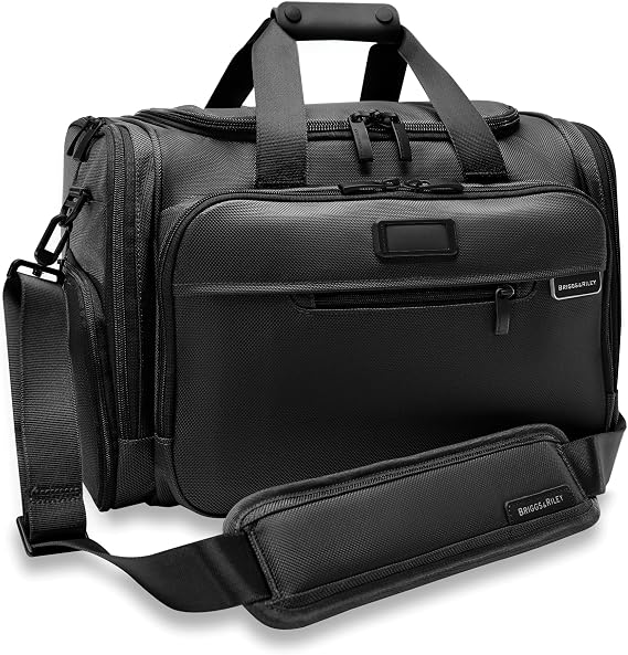 Briggs & Riley Travel Duffel Bag, Black, Cabin Duffle Bag, Underseat Duffel Bag
