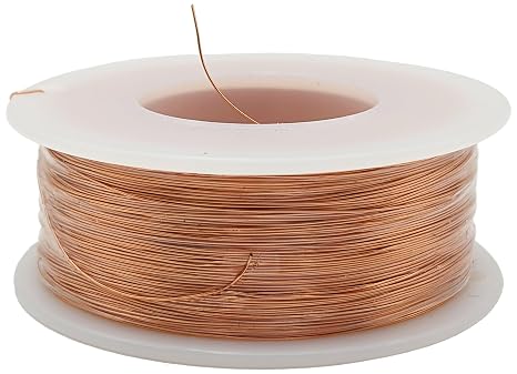1/4 Pound 30 Gauge Enameled Copper Magnet Wire, Approx. 775 Feet Length by Electronix Express