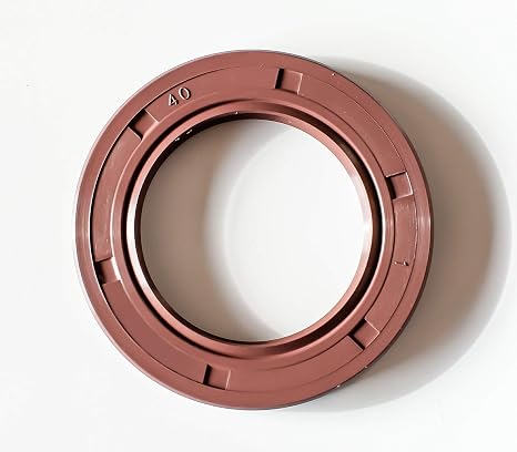 EAI 40mm x 62mm x 8mm FPM/FKM TC Double Lip w/Stainless Steel Spring Oil Seal. Comp. /w Viton Shaft Seal