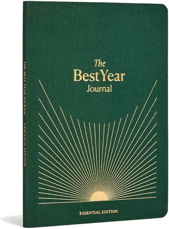 Best Year Journal Essential Express One Year Self Growth Planner - Green