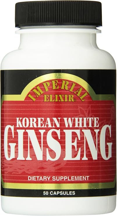 Korean White Ginseng, 500 Mg, 50 Count