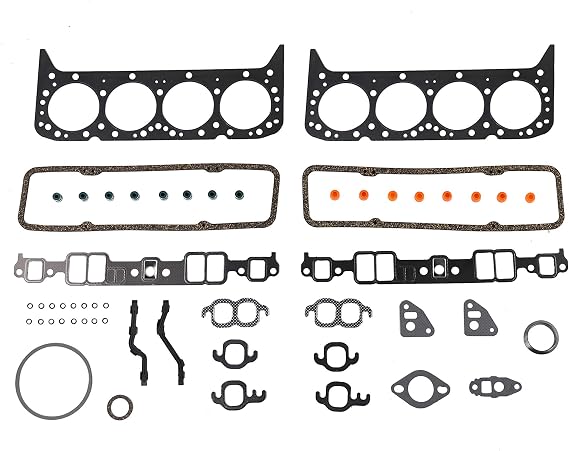 DNJ HGS3108 Engine Cylinder Head Gasket Set, Complete Head Repair Kit for 1981-1986 Avanti, Chevrolet, GMC, Oldsmobile, Pontiac Bonneville, C10, C10 Suburban 5.0L V8 16V OHV 305cid