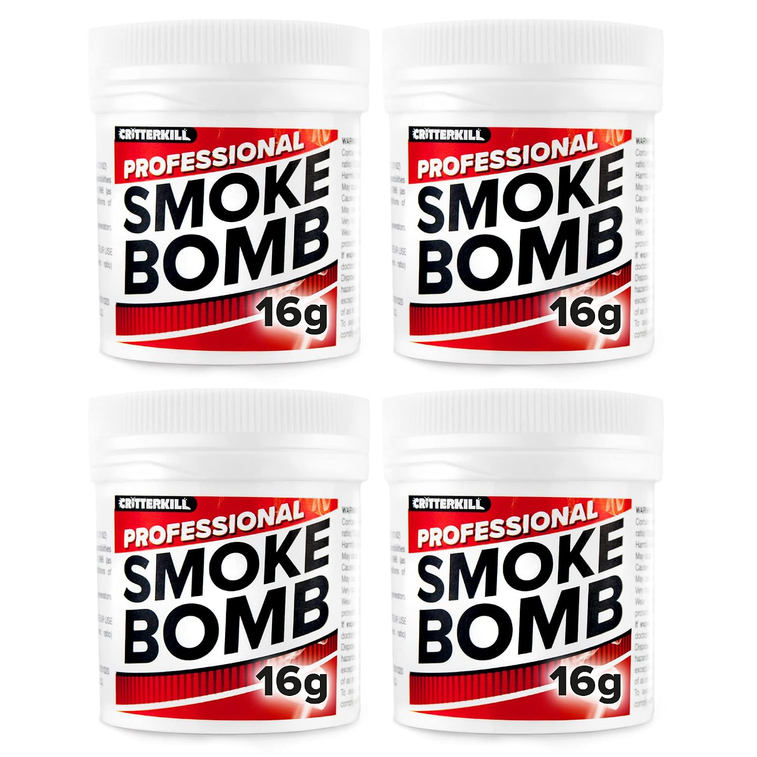 16g Smoke Bomb Fogger For Fleas, Bedbugs, Moths and all insects | Professional Strength 4