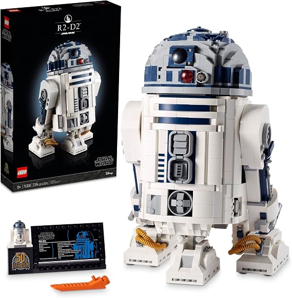 LEGO® Star Wars™ R2-D2™ 75308 - Collectible, Exhibitionable, Creative and Entertaining Star Wars Production Set (2315 Tracks)
