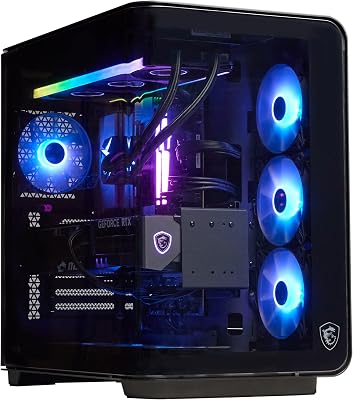 [2025] MSI Vision Elite RS AI 2NVZ9-1288US Intel Core Ultra 9 285K, 192GB DDR5 RAM, 4TB Crucial NVMe SSD, NVIDIA GeForce RTX 5090, Windows 11 Pro Gaming Desktop PC