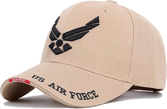 Air Force Baseball Hat embroidery Cap Adjustable Veteran Cap Dad cap