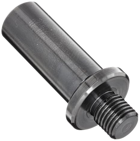 25037 1/2" Straight Shank Arbor with Threaded Mount, 3/8"-24 Thread
