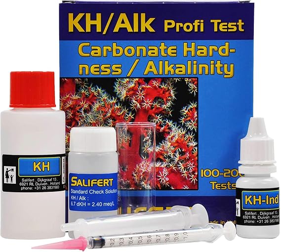Carbonate Hardness & Alkalinity (Kh/Alk) Test Kit, 100-200 Tests
