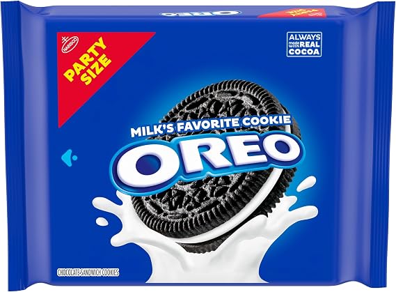 OREO Chocolate Sandwich Cookies, Party Size, 24.16 oz