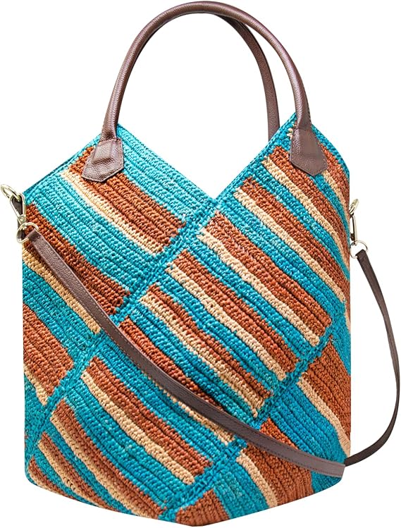 La Aventurera Striped Carry All