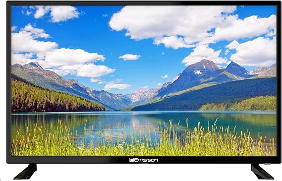 Emerson ET-3200 32" Class Full HD LED TV with 720p Resolution | HDMI & USB Inputs - Built-In Digital TV Tuner - Slim Design - Energy-Efficient Display - Home Entertainment & Gaming