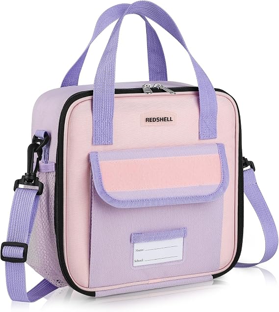 REDSHELL Lunch Box Kids, Large Insulated Lunch Bag for Girls, Purple