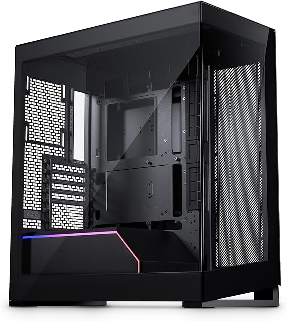 Phanteks NV5 V2 Mid Tower PC Case – Black – Tempered Glass – High Airflow – ATX and E-ATX Compatible